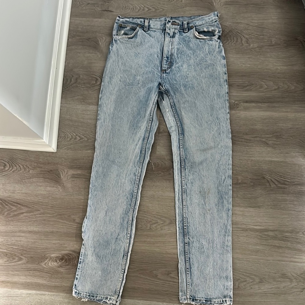Men’s Jeans with Vintage Acid Wash 32/34